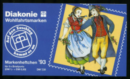 Bund Diakonie Markenheft 1993 Mit 1699 Bonn Ersttagssonderstempel #IT643 - Andere & Zonder Classificatie