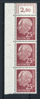 Bund 186 X W W DZ 8 Postfrisch #IT842 - Roller Precancels