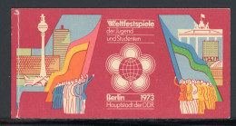 DDR Markenheftchen MH 7.1.5 Postfrisch Weltfestspiele #JJ820 - Booklets