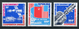 Dahomey 617-619 Postfrisch Apollo-Sojus #GE768 - Benin - Dahomey (1960-...)