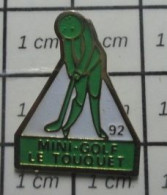 1818B Pin's Pins / Beau Et Rare : SPORTS / MINI GOLF  LE TOUQUET - Golf