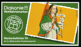 Bund Diakonie Markenheft 1991 Mit 1578 Bonn Ersttagssonderstempel #IT638 - Autres & Non Classés