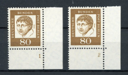 Berlin 211 Postfrisch FN/ Formnummer 1 + 2 #IU594 - Unused Stamps