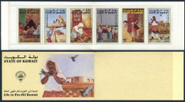 Kuwait 1406-1411a Booklet, MNH. Mi 1572-1577 MH. Life, Pre-oil Kuwait, 1998. - Koweït