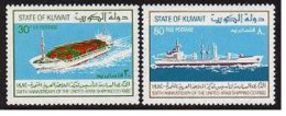 Kuwait 896-897, MNH. Michel 938-939. United Arab Shipping Co, 6th Ann. 1982. - Koeweit