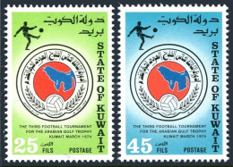 Kuwait 604-605, MNH. Michel 622-623. Soccer, Arabian-Persian Gulf Trophy. 1974. - Kuwait