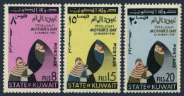 Kuwait 269-271, MNH. Michel 266-268. Mother's Day 1965. Mother And Child. - Kuwait