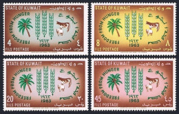 Kuwait 193-196, MNH. Michel 183-186. FAO Freedom From Hunger Campaign 1963. Cow, - Koeweit