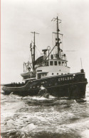 Motorsleepboot-CYCLOOP-Tugboat-N.V  Bureau Wijsmuller, Salvage,Tug,Towing, S 15- GOOD Postal Franking KLM 1919-1959 - Remolcadores