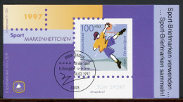 Bund Sportmarkenheftchen 1997 Mit 1900 Gestempelt #HO879 - Autres & Non Classés