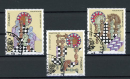 Somalia 710-12 Gestempelt Schach #GI852 - Somalië (1960-...)