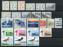 Färöer Jahrgang 1975-1977 Postfrisch #IT750 - Faroe Islands