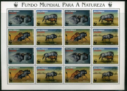 Mosambik Kleinbogen 1757-1760 Postfrisch Antilopen/ Gnus #IA206 - Mozambico