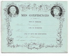 Paris 1883 Mes Confidences De Helene  VERMEUIL De  8 Pages Et Autographe Clas 5 N0174 - Otros & Sin Clasificación