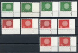 Bund 620-621 Postfrisch FN/ Formnummer 1-4 #IY155 - Andere & Zonder Classificatie