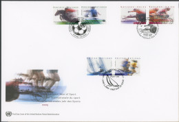 UNO Trio Brief 94 Jahr Des Sports 2005 Ersttagesbrief/FDC #JE713 - Other & Unclassified