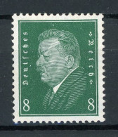 Deutsches Reich 412 Z Mit Falz Geprüft Schlegel #JK231 - Unused Stamps