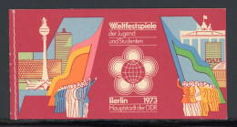 DDR Markenheftchen MH 7.1.2 Postfrisch Weltfestspiele #JJ817 - Postzegelboekjes