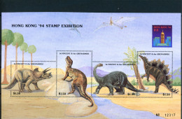 St. Vincent Grenadinen Block 306 Postfrisch Dinosaurier #JD464 - St.-Vincent En De Grenadines