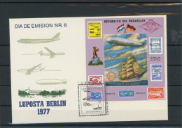 Paraguay Block 298 Zeppelin Ersttagesbrief/FDC #JK250 - Paraguay