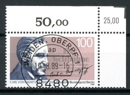 Berlin 851 KBWZ Gestempelt Weiden, Originalgummi #JJ467 - Used Stamps