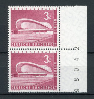 Berlin Senkr. Paar 154 W Postfrisch Bogenzählnr. #IT857 - Unused Stamps