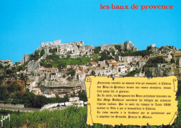1 AK Frankreich * Les Baux-de-Provence Mit Der Burg Und Seiner Befestigungsmauer Und Eine Chronik In Französisch * - Les-Baux-de-Provence