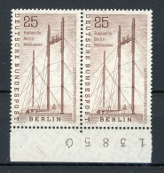 Berlin Waag. Paar 157 Postfrisch Bogenzählnummer Unten #IT866 - Unused Stamps