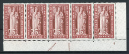 Berlin 5er Str. 173 Postfrisch FN/ Formnummer 4, Steuerstriche #IT887 - Neufs