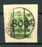 Weimar 308 A II Geprüft Infla Briefstück #JJ910 - Other & Unclassified