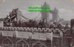 R358306 London. Tower Bridge From Tower Battlements. Tuck. Silverette. Postcard - Other & Unclassified