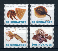 Singapur 275-278 A Postfrisch Meeresfauna #JK330 - Singapore (1959-...)