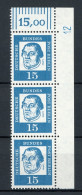 Berlin Senkr. 3er Str. 203 Postfrisch DZ 12 Rechts #IT992 - Unused Stamps