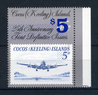 Kokosinseln 236 Postfrisch Flugzeug #JK867 - Otros - América