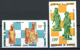 Dschibuti 314-315 Postfrisch Schach #GI963 - Dschibuti (1977-...)