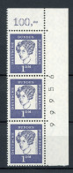 Berlin 212 Postfrisch Bogenzählnummer, Eckrand Oben Rechts #IU590 - Unused Stamps