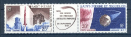 St. Pierre Et Miquelon 413-414 Postfrisch Satelliten #JK395 - Anguilla (1968-...)