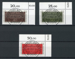 Bund 1105-1107 KBWZ Gestempelt Frankfurt #IU625 - Used Stamps