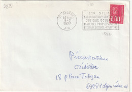 FLAMME  TEMPORAIRE  / N° 1892   01  OYONNAX  AIN - Mechanical Postmarks (Advertisement)