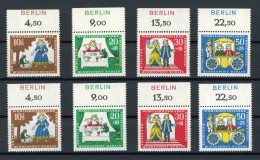 Berlin 295-298 Postfrisch Zudruck Berlin Von Bogen I + II #IV075 - Unused Stamps