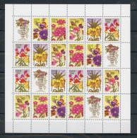 Russland ZD Bogen 480-484 Postfrisch Blumen #JE804 - Autres & Non Classés