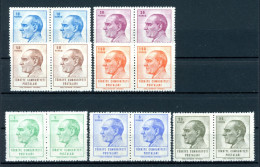 Türkei 1931-1934 + 1955-1957 Postfrisch Atatürk #JM190 - Sonstige & Ohne Zuordnung