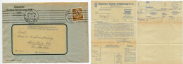 Germany 1939 Cover & Zahlkarte; Hannover - Allgemeine Kranken-Versicherungs To Schiplage; 3pf. Hindenburg - Storia Postale