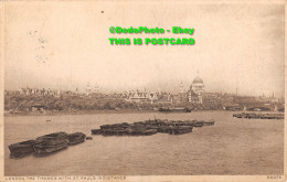 R358329 London. The Thames With St. Paul In Distance. Photochrom. 1924 - Autres & Non Classés