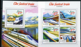 Sierra Leone 6158-6161 + Bl 766 Postfrisch Eisenbahn #IX009 - Sierra Leona (1961-...)