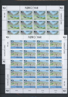 Färöer 219-220 Postfrisch ZD Bogen #JD559 - Faroe Islands