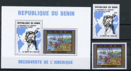 Benin 512-513, Block 7 Postfrisch Kolumbus #JK519 - Benin - Dahomey (1960-...)