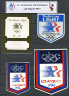 Olympische Sommerspiele Los Angeles 1984 Lot Aufkleber #IF314 - Other & Unclassified