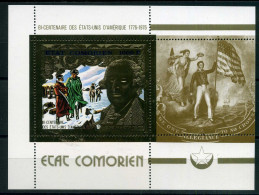 Komoren Block 18 A Postfrisch Amerikanische Geschichte #IA085 - Comores (1975-...)