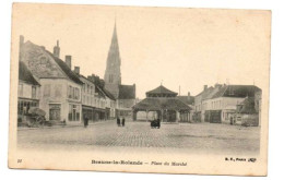 BEAUNE LA ROLANDE PLACE DU MARCHE COMMERCES ANIMEE - Beaune-la-Rolande